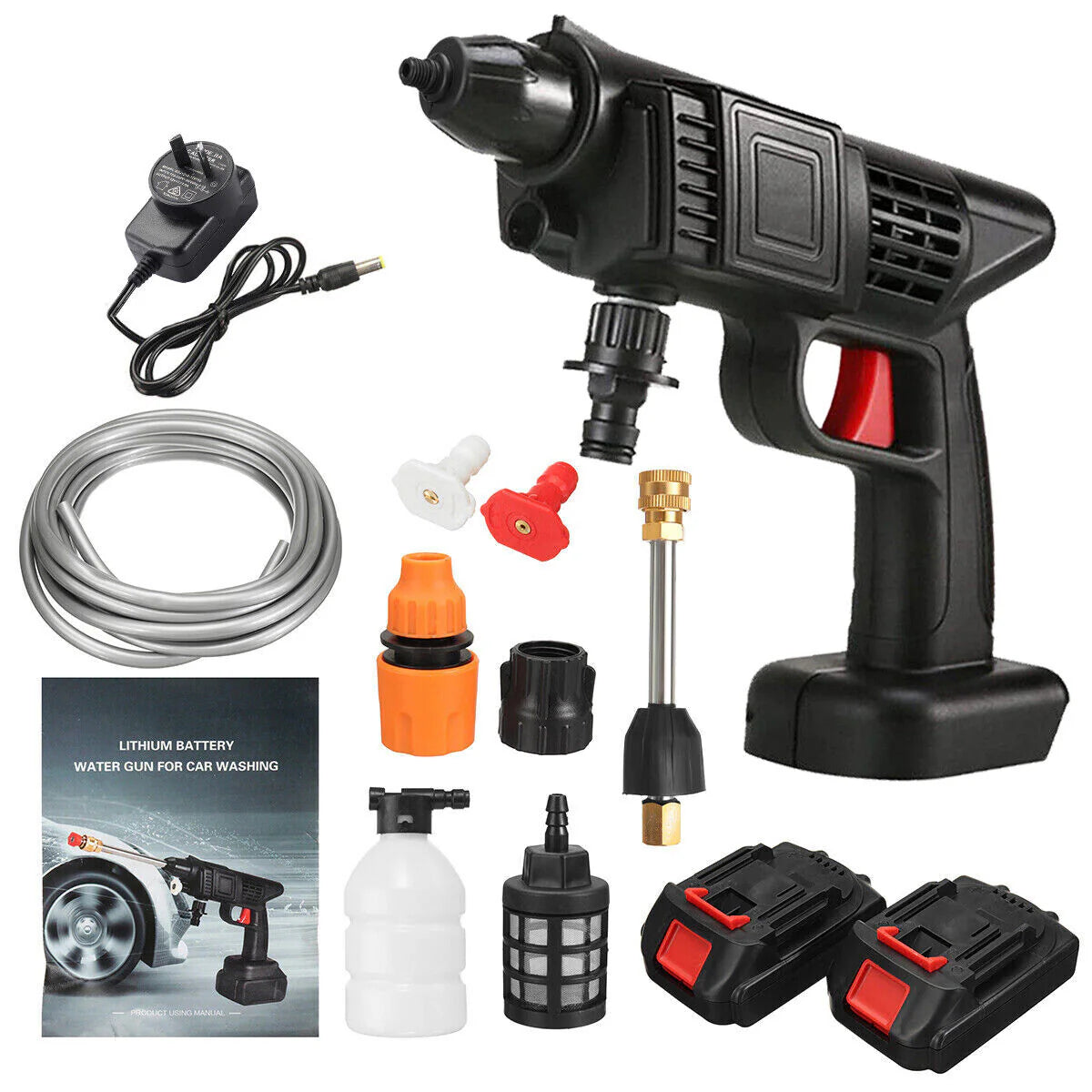 Cordless High Pressure Washer (with 2 FREE Batteries)