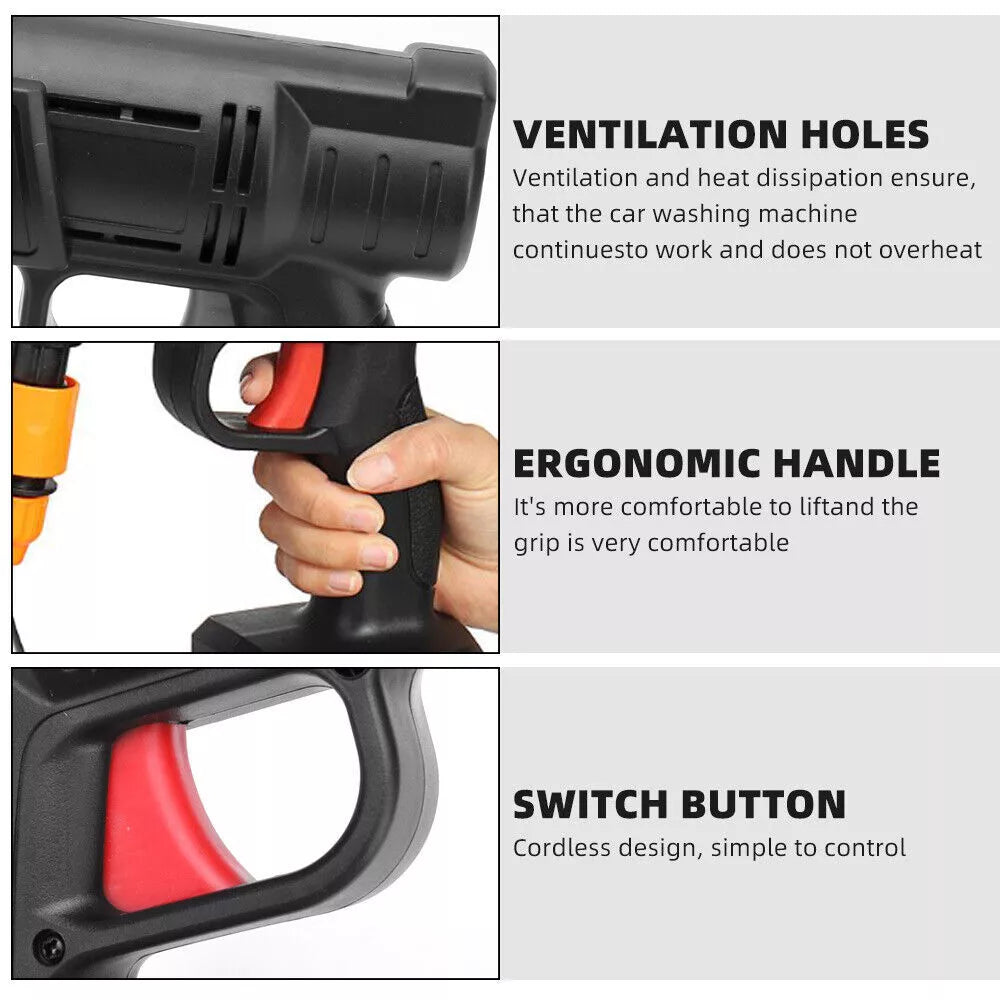 Cordless High Pressure Washer (with 2 FREE Batteries)